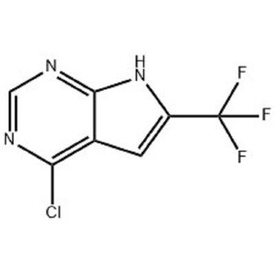 4-klór-6-(tríflúormetýl)-7H-pýrróló[2,3-d]pýrimídín CAS nr.: 1830312-37-2
